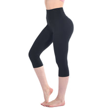 Load image into Gallery viewer, Walifrey Cropped Leggings for Women, High Waisted 3/4 Length Leggings for Workout Gym Sports