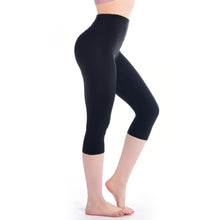 Load image into Gallery viewer, Walifrey Cropped Leggings for Women, High Waisted 3/4 Length Leggings for Workout Gym Sports
