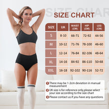 Load image into Gallery viewer, Walifrey Women's Knickers, High Waisted Knickers for Women Multipack Full Coverage Underwear Slight Tummy Control