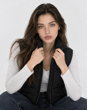 Load image into Gallery viewer, Walifrey Stand Collar Sleeveless Puffer Short Vest