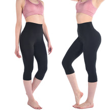 Load image into Gallery viewer, Walifrey Cropped Leggings for Women, High Waisted 3/4 Length Leggings for Workout Gym Sports
