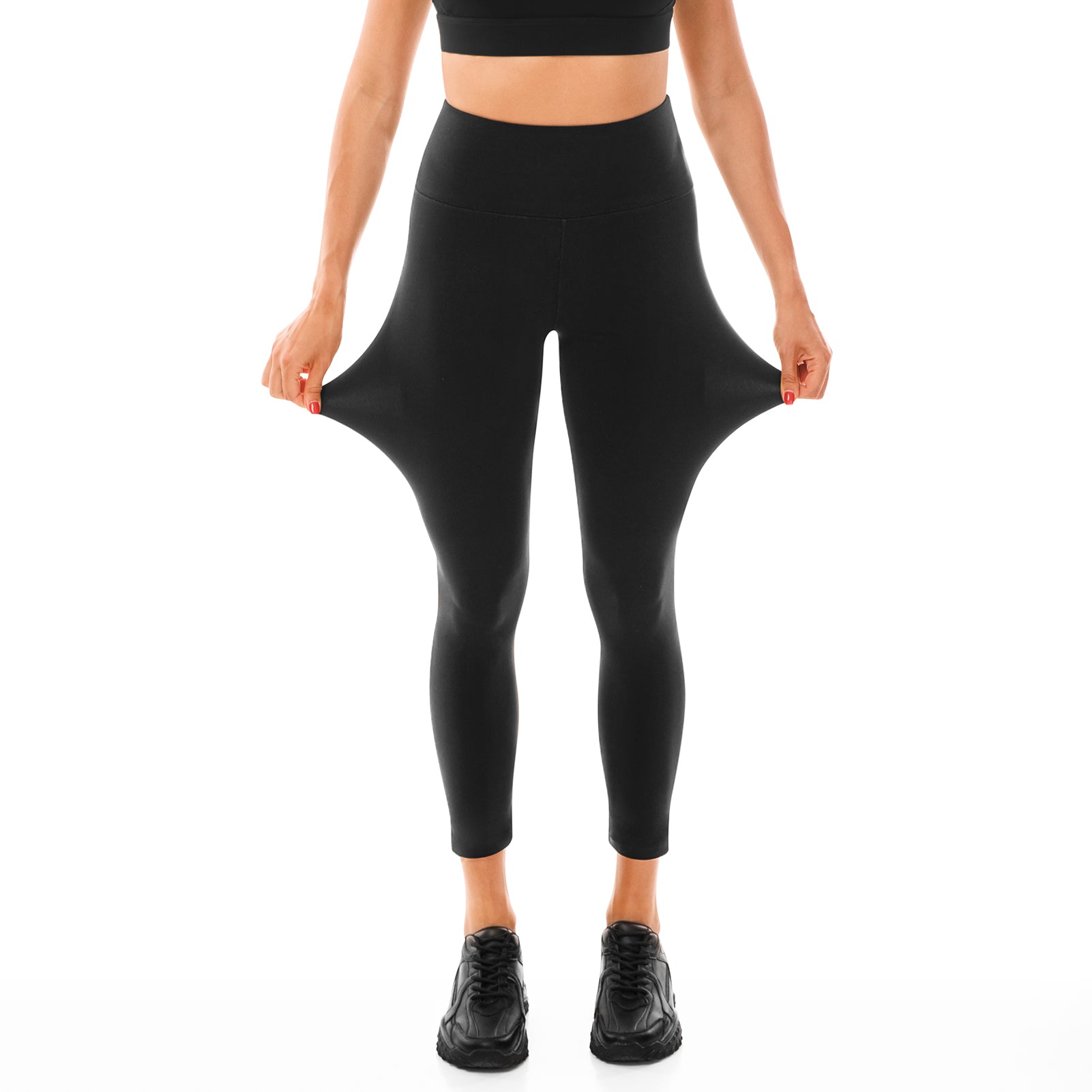gym leggings 100% Cashmere Black Leggings for Women