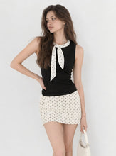 Load image into Gallery viewer, Walifrey Polka Dot Mini Skirt
